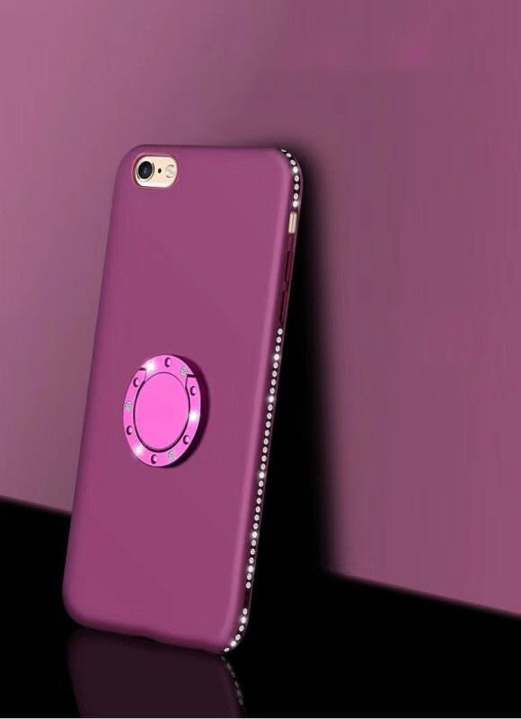 X-Ring Finger Loop Magnet Case iPhone 7 & 8 Lila
