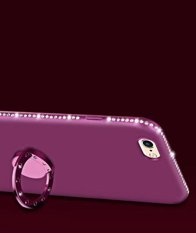 X-Ring Finger Loop Magnet Case iPhone 7 & 8 Red
