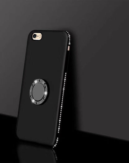 X-Ring Finger Loop Magnet Case iPhone 7 Plus & 8 Plus Schwarz