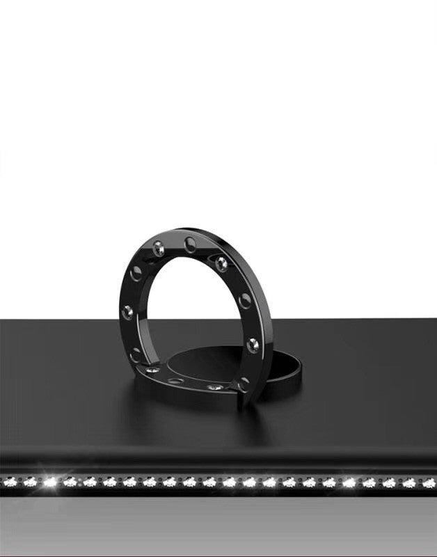 X-Ring Finger Loop Magnet Case iPhone 7 Plus & 8 Plus Schwarz