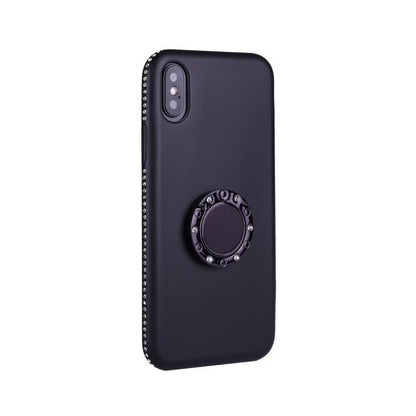 X-Ring Finger Loop Magnet Case iPhone X Schwarz