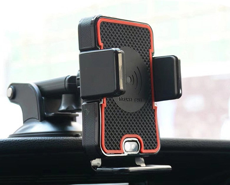 KFZ Auto Qi Wireless Charger + Befestigung + Automatisch
