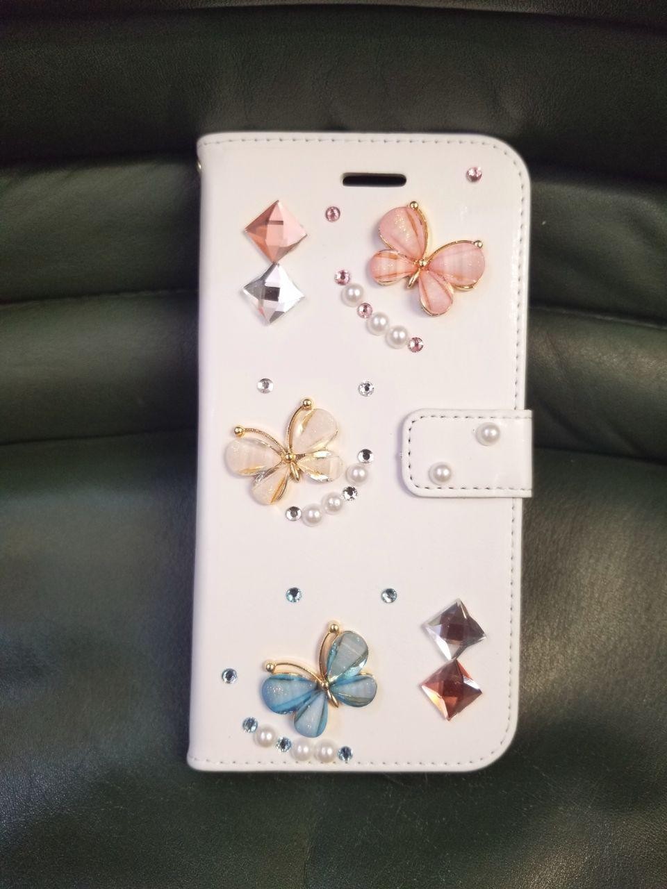 Bling Book Cover Hülle iPhone 7, 8