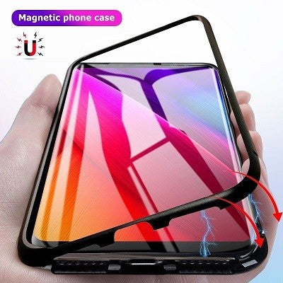 360° Magnet Cover Hülle Galaxy S9 Schwarz