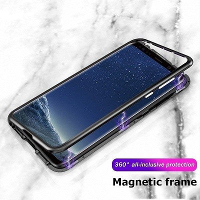 360° Magnet Cover Hülle Galaxy S9 Plus Rot