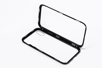 360° Magnet Cover Transp iPhone X, XS Schwarz