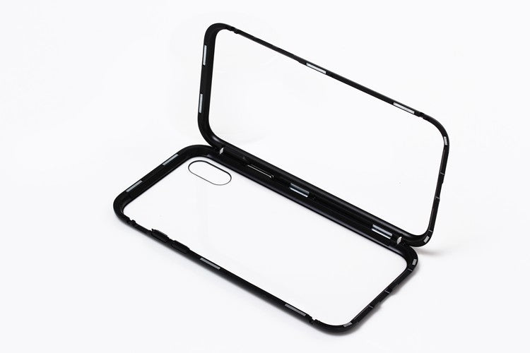 360° Magnet Cover Transp iPhone X, XS Schwarz