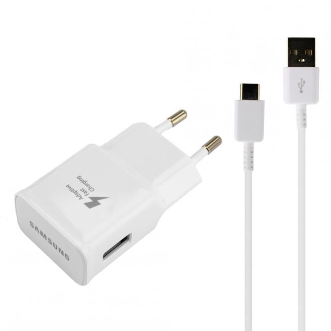 Samsung Reiseladegerät EP-TA20EWE Weiss inkl. USB 2.0 Typ-C