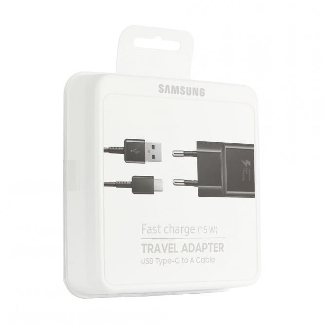 Samsung Reiseladegerät Schwarz inkl. Typ-C Datenkabel
