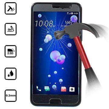 HTC U11+ Panzerglas Tempered Glas Folie