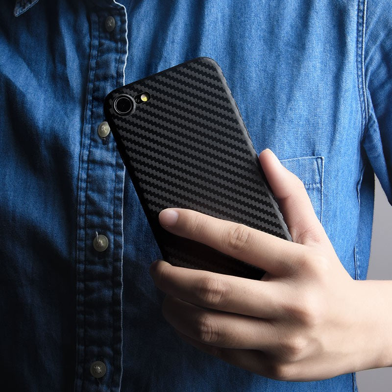 HOCO Thin Carbon Case iPhone 7 & 8 Schwarz