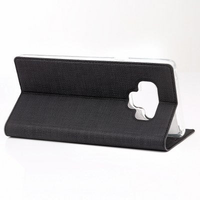 Galaxy Note 9 Book Case Wallet Tasche Schwarz