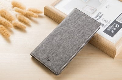 Galaxy Note 9 Book Case Wallet Tasche Grau