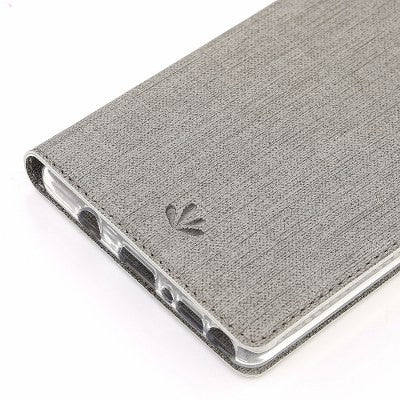 Galaxy Note 9 Book Case Wallet Tasche Grau