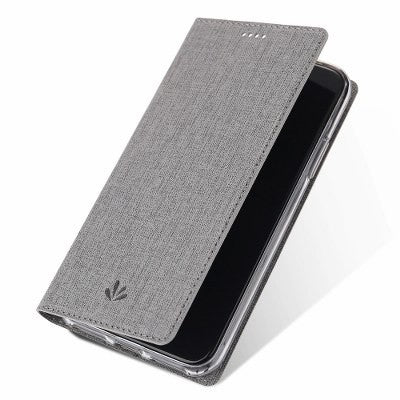 Galaxy Note 9 Book Case Wallet Tasche Grau