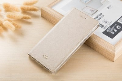Galaxy Note 9 Book Case Wallet Tasche Gold