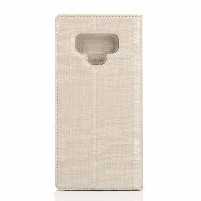 Galaxy Note 9 Book Case Wallet Tasche Gold