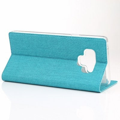 Galaxy Note 9 Book Case Wallet Tasche Blau