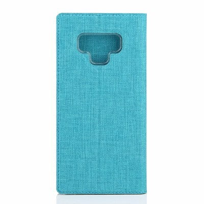 Galaxy Note 9 Book Case Wallet Tasche Blau