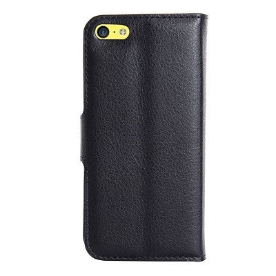 iPhone 5C Book Case Wallet Tasche Schwarz