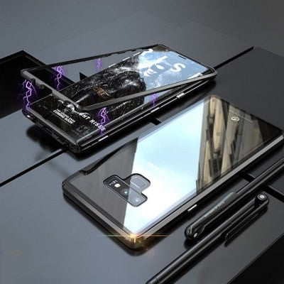 360° Magnet Cover Hülle Galaxy Note 9 Schwarz