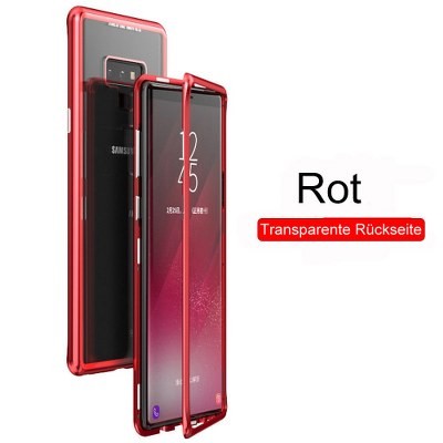 360° Magnet Cover Hülle Galaxy Note 9 Rot
