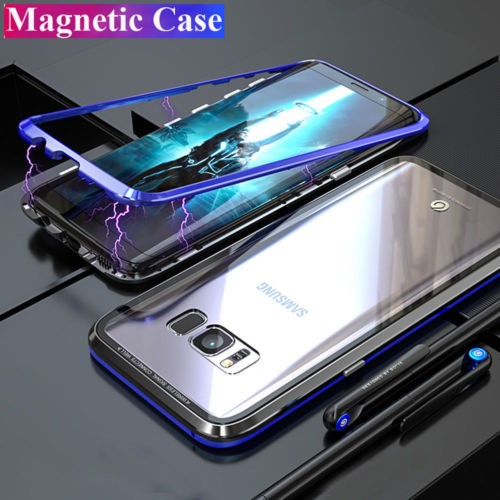 360° Magnet Cover Hülle Galaxy Note 9 Blau