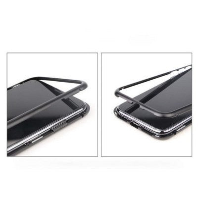 360° Magnet Cover Hülle Galaxy S8 Plus Schwarz