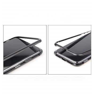 360° Magnet Cover Hülle Galaxy S9 Silber