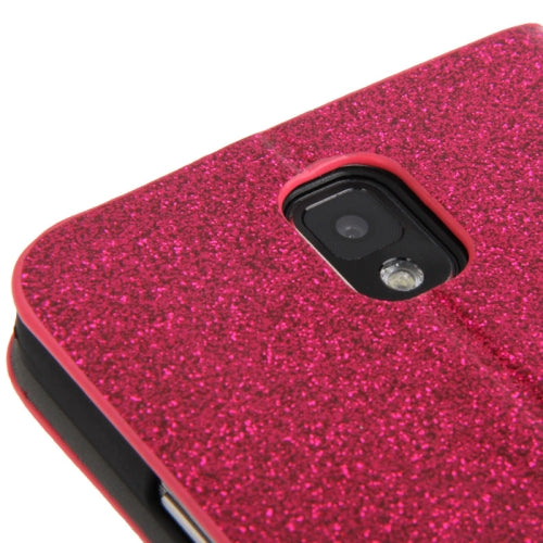 Pink Bling Leder Etui Samsung Note 3