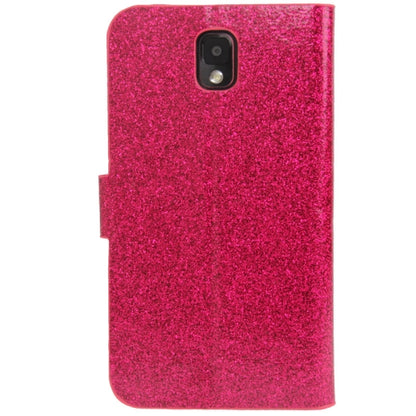 Pink Bling Leder Etui Samsung Note 3