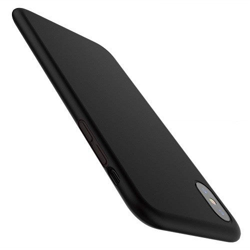 XUNDD iPhone XS, X Hard Silikon Hülle Schwarz