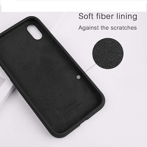 XUNDD iPhone XS, X Hard Silikon Hülle Schwarz