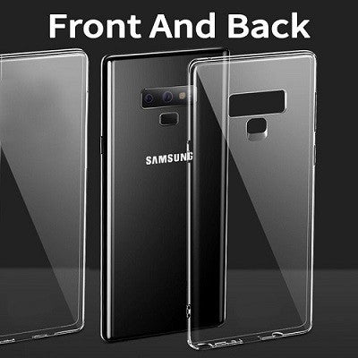 Samsung Galaxy Note 9 Transparent Silikon 360 Fullbody Case