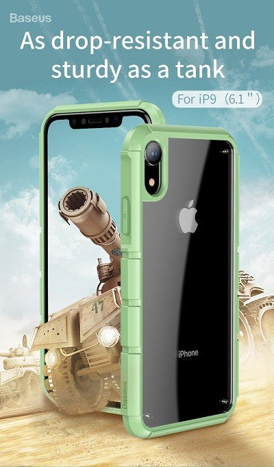 iPhone XR Baseus Tank Series Case Grün