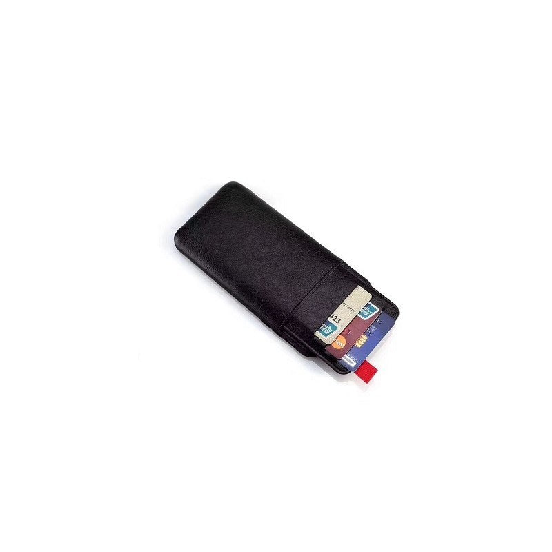 iPhone XR Wallet Ribbon Leder Case Hülle Wine Rot