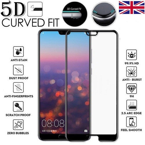 5D Tempered Glass für Huawei P Smart