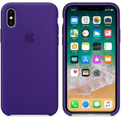 iPhone XS Max Silikon Case Ultra Violet