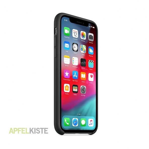 iPhone XS Max Silikon Case Schwarz
