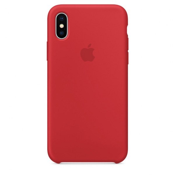 iPhone XS Max Silikon Case Rot
