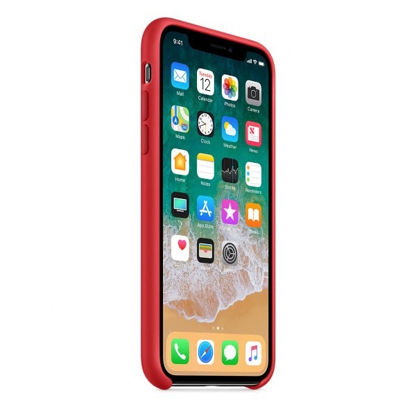 iPhone XS Max Silikon Case Rot