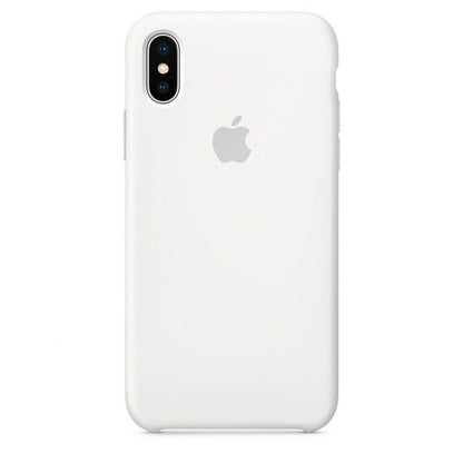iPhone XS Silikon Case Weiss