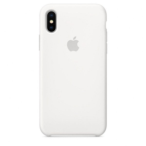 iPhone XS Silikon Case Weiss