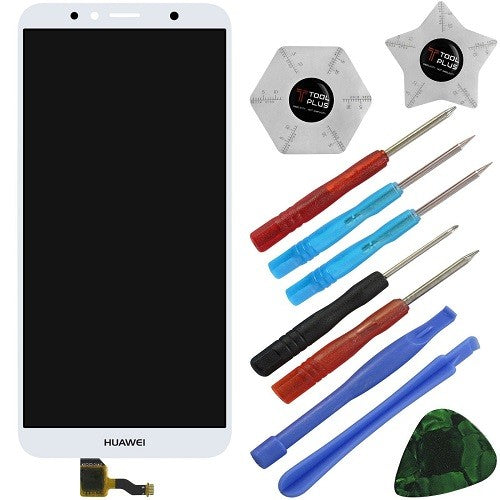Huawei Y6 2018 LCD Display Touchscreen Weiss mit Werkzeugset