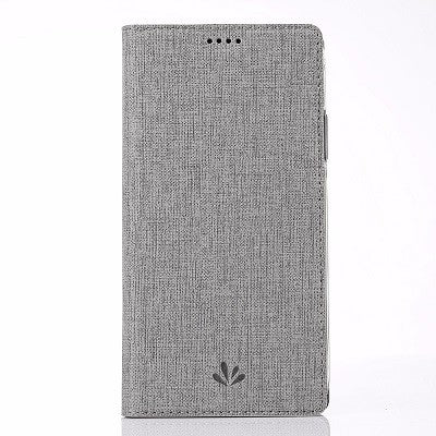 Huawei Mate 20 Pro Vili Leder Hülle Etui Grau