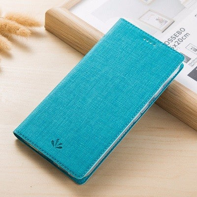 Huawei Mate 20 Pro Vili Leder Hülle Etui Blau
