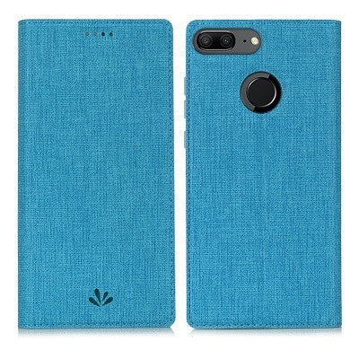 Huawei Mate 20 Pro Vili Leder Hülle Etui Blau