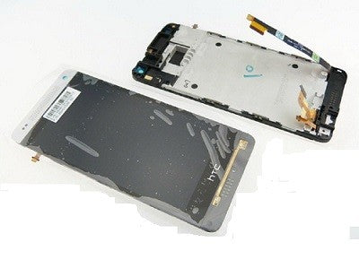 HTC One Mini M4 LCD Display Silber