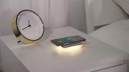 Nachtlicht LED Wireless Charger schwarz