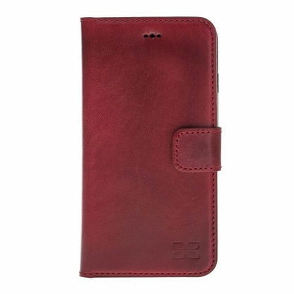 Bouletta Echt Leder Magic Wallet iPhone 7/8 Weinrot